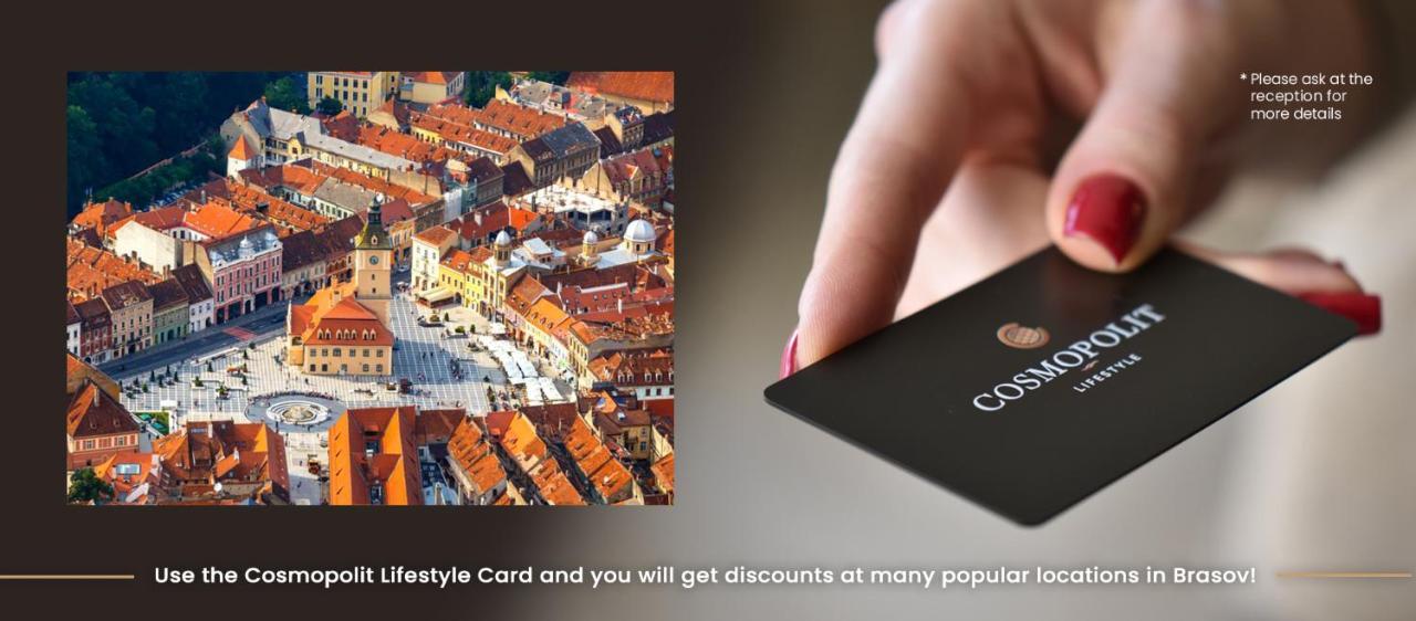 Cosmopolit Booking Braşov Dış mekan fotoğraf